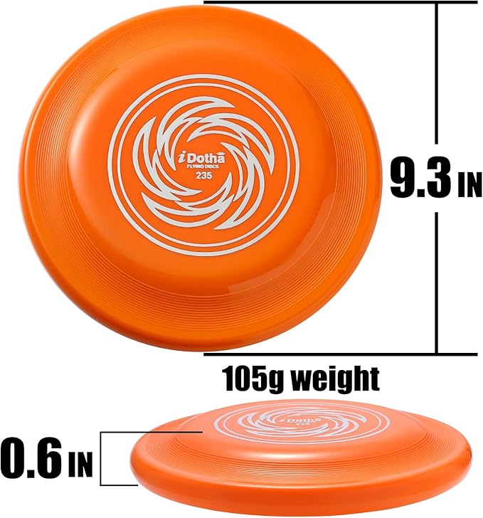 Sports Flying Disc - Compeition Flying Discs for Beach, Backyard, Lawn, Park, Camping and More