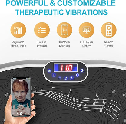 AXV Vibration Plate Exercise Machine Whole Body Workout Power Vibrate Fitness Platform Vibrating
