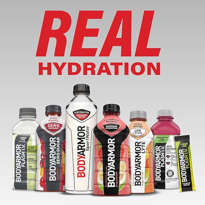 BODYARMOR Flash IV Electrolyte Packets, Strawberry Kiwi, Lemon Lime, & Tropical Punch Variety Pack