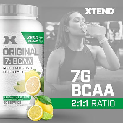 Xtend XTEND Original BCAA Powder 7g BCAA and 2.5g L-Glutamine, Sugar Free Post Workout Muscle