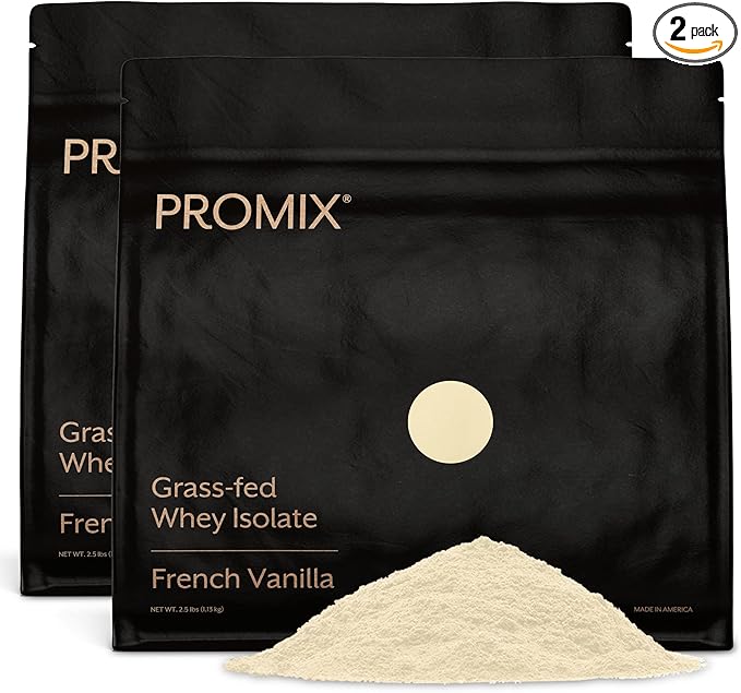 ProMix Nutrition Whey Protein Isolate Powder - Grass-Fed - ­Post Workout Fitness & Nutrition