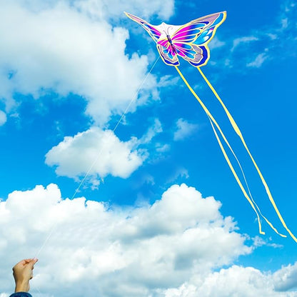Xida Butterfly Kite for Kids & Adults, Easy to Fly, Ages 4-8, Large Kite with 300ft Handle, Perfect