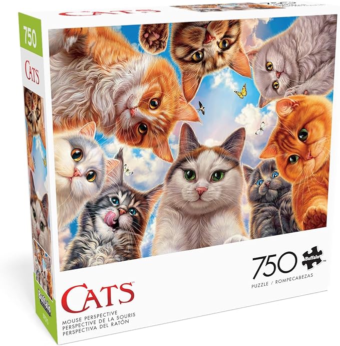 Buffalo Games - Mouse Perspective - 750 Piece Jigsaw Puzzle for Adults -Challenging Puzzle Perfect
