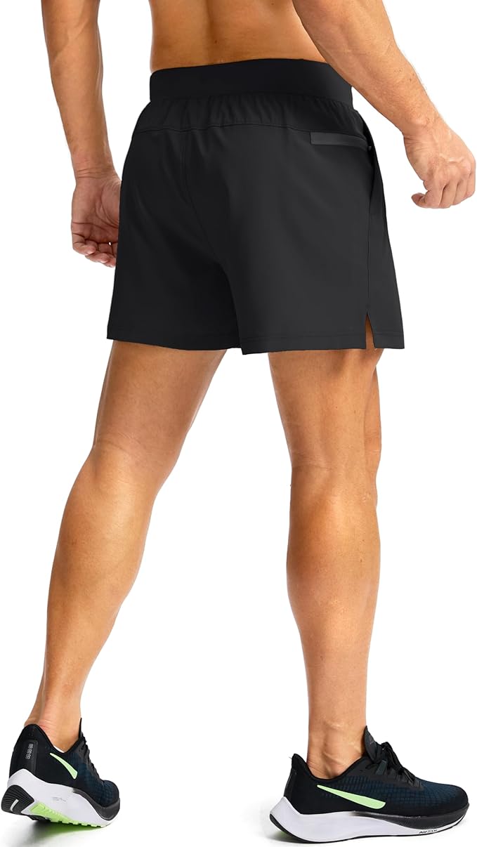 Men's Running Shorts with Zipper Pockets 9 Inch/ 7 Inch / 5 Inch Lightweight Quick Dry Gym Workout