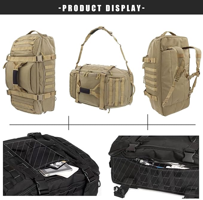 Gym Bag Duffle Bags Backpack - Travel Weekender Bag for Men Women Workout Bag for