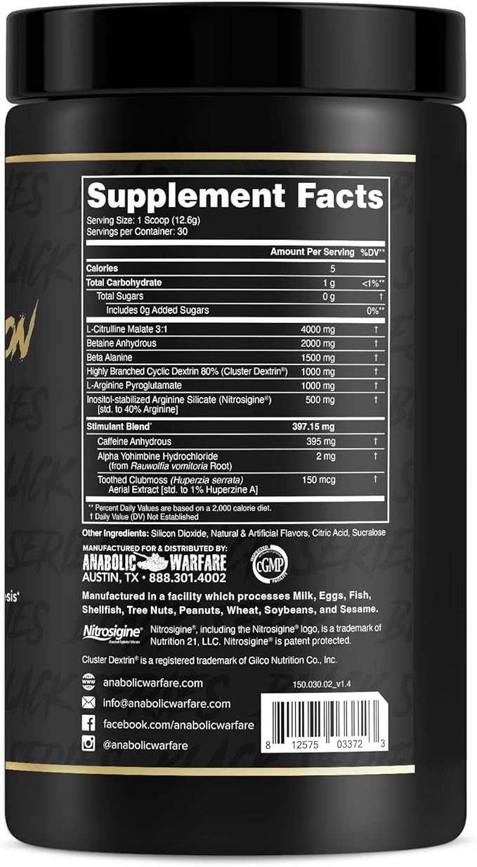 Anabolic Warfare Nuclear Armageddon Pre Workout Powder Pre-Workout for Men & Women with