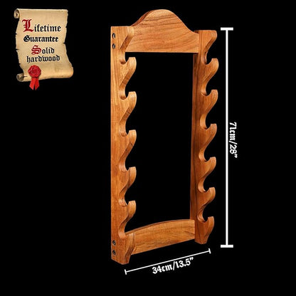 Mythrojan Medieval Sword Wall Mount Samurai Sword Display Stand Katana Sword Holder Gladiator Sword