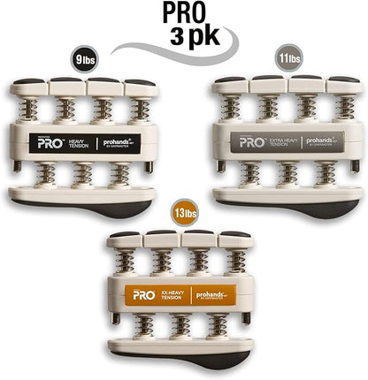 PRO Hand Exerciser, Finger Exerciser (Hand Grip Strengthener), Spring-Loaded, Finger-Piston System