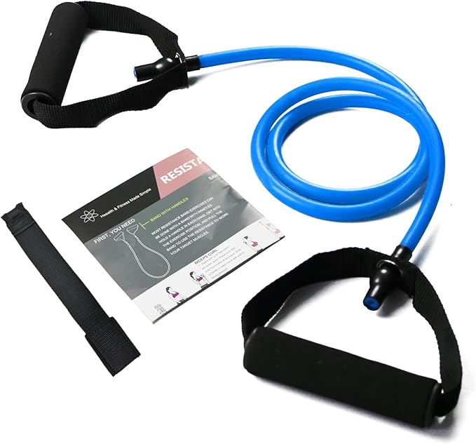 Resistance Bands with Handles, Single Resistance Bands, Exercise Bands with Handles, for Resistance