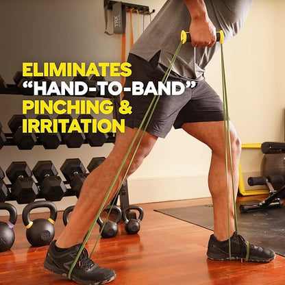TRX Training Bandit Kit, Home Workout Resistance Band Set with Strength-Training Resistance Bands