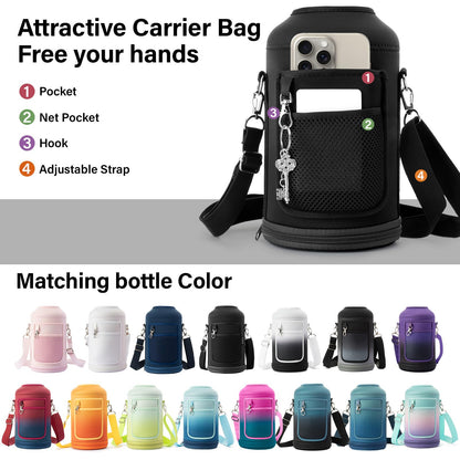 DYSANKY Insulated Water Bottle | Thickened Stainless Steel Vacuum Metal | Portable Sports Half
