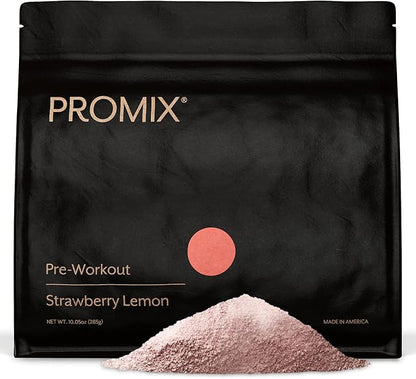 Promix Pre-Workout Powder, Strawberry Lemon ??Boosts Focus, Energy & Endurance ??With Caffeine