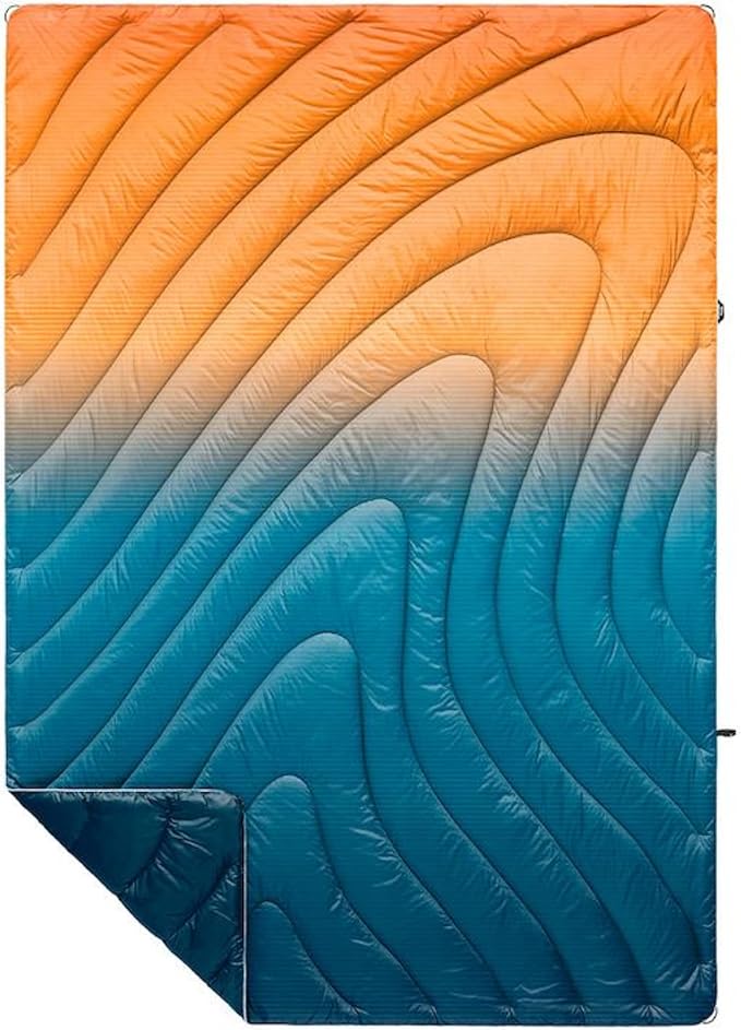 Rumpl Original Puffy Blanket - Warm, Water-Resistant Camping Blanket with 100% Recycled Synthetic
