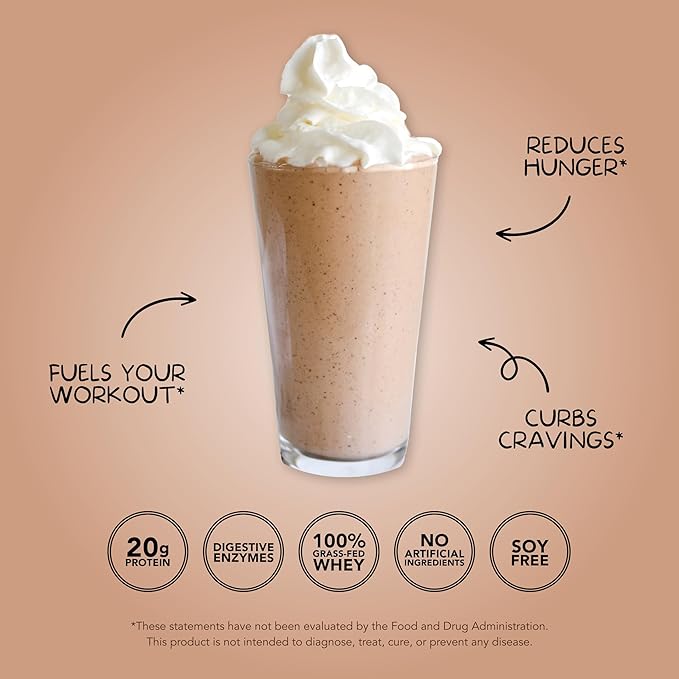 Clean Simple Eats Whey Protein Powder, Chocolate Brownie Batter Flavor Naturally Sweetened, 100%