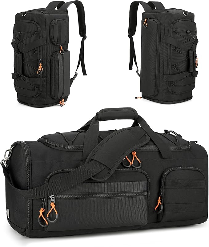 Searock 40L Gym Bag for Men, 3 In 1 Duffle Bag Backpack for Travel, Sports Duffel Bags for Gym