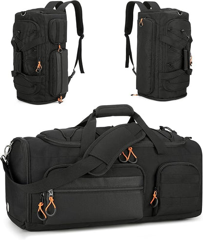 Searock 40L Gym Bag for Men, 3 In 1 Duffle Bag Backpack for Travel, Sports Duffel Bags for Gym