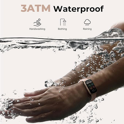 Fitness Tracker for Women Men, Smart Watch Band with 24/7 Heart Rate Blood Oxygen Sleep Monitor
