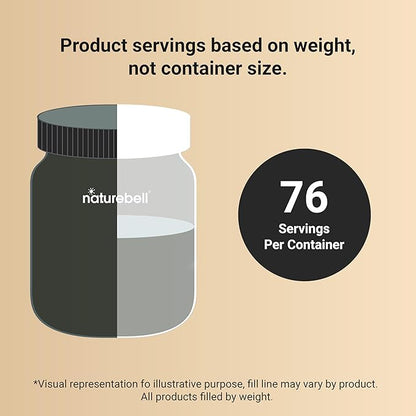 Naturebell Electrolytes Powder No Sugar, 500g (76 Servings) | Keto Fast Hydration Formula | 1,000mg