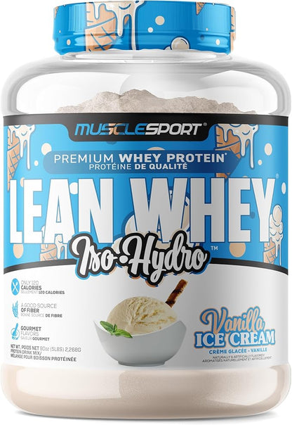 Musclesport Lean Whey Revolution??Protein Powder - Whey Protein Isolate - Low Calorie, Low Carb