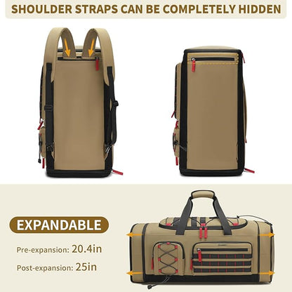 Bosstin Gym Bag for Men & Women,45L Travel Duffle Sports Duffel Bag Gym Weekender Overnight