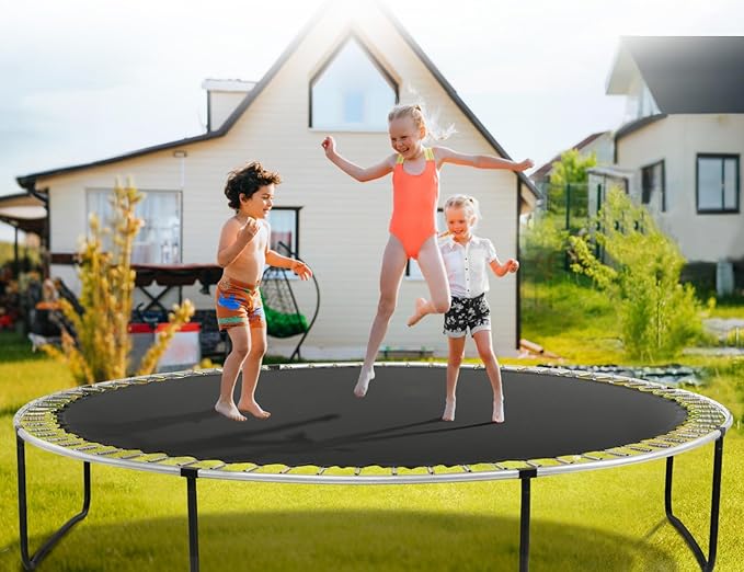 VEVOR Replacement Trampoline Mat, Universal Jumping Round Trampoline, Reinforce UV-Resistant Mat