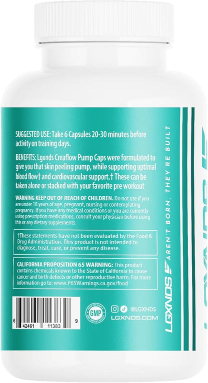 Creaflow Stim-Free Creatine Pills | Support Muscle Gain, Performance, Strength and Workout Recovery