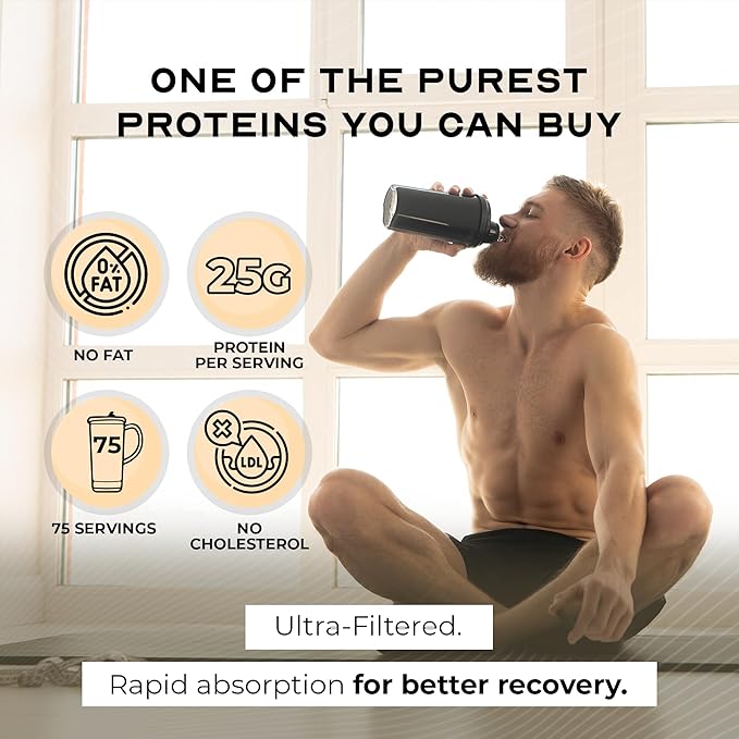 Muscle Feast Grass-Fed Whey Protein Isolate, All Natural Hormone Free Pasture Raised, Whey Isolate
