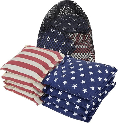 GSE Games & Sports Expert Set of 8 Premium Weather Resistant Cornhole Bags. Regulation Size and