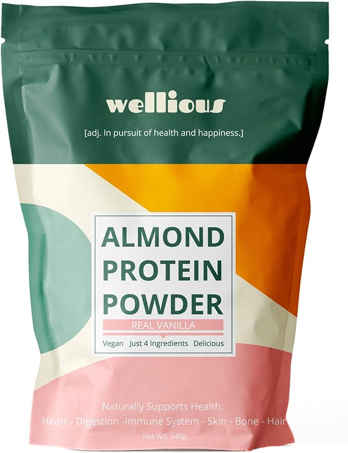 Clean Vegan Protein Powder Vanilla - Plant Based Protein, Dairy Free, for Gut Health, No Sodium