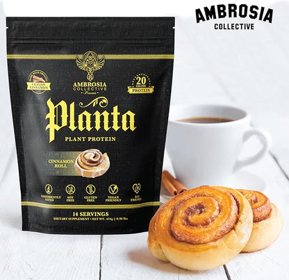 Ambrosia Planta - Premium Plant-Based Protein | Vegan & Keto Friendly | Gourmet Flavors with No