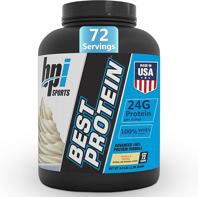 BPI Sports Best Protein ??100% Whey Protein Powder ??Muscle Growth, Recovery, Meal Replacement ??No