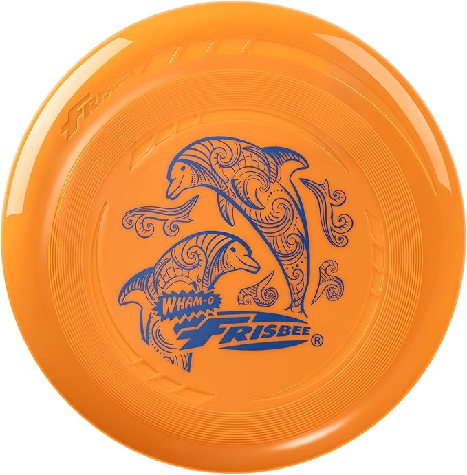 Wham-O Frisbee Go Flying Disc, 9 Inch Lightweight Sports Disc for Beginners Outdoor Beach Backyard