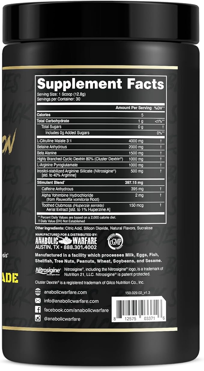 Anabolic Warfare Nuclear Armageddon Pre Workout Powder Pre-Workout for Men & Women with