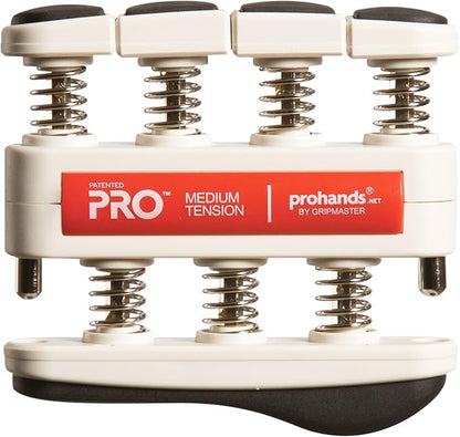 PRO Hand Exerciser, Finger Exerciser (Hand Grip Strengthener), Spring-Loaded, Finger-Piston System