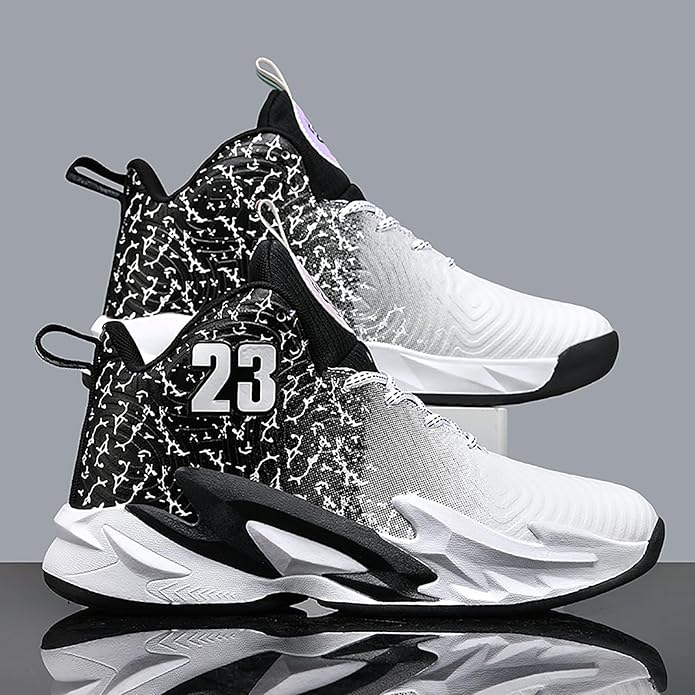 Boys Basketball Shoes Breathable Indoor Athletic Shoes Youth Outdoor Fashion Sneakers Comfortable