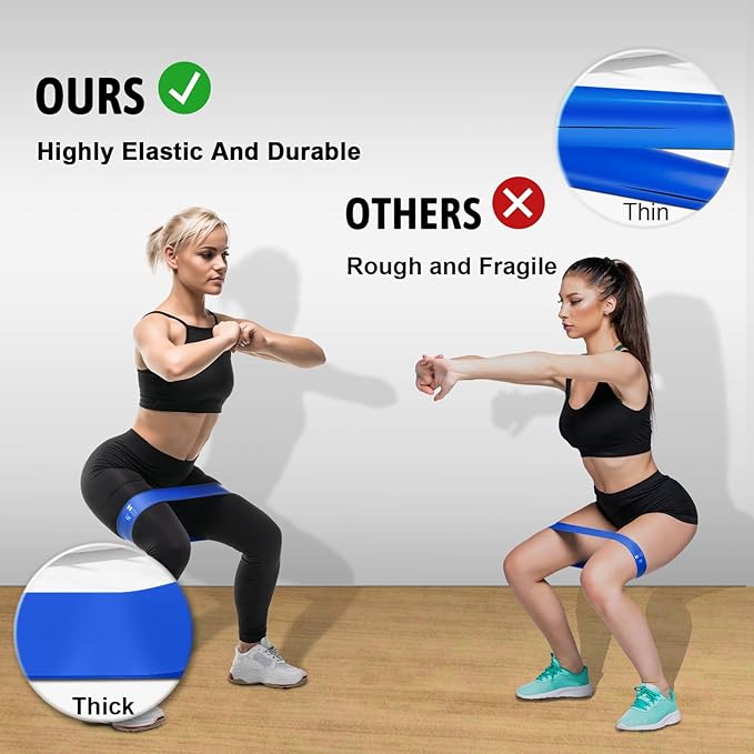 Resistance Bands for Working Out, Exercise Bands Resistance Bands Set with 5 Resistance Levels