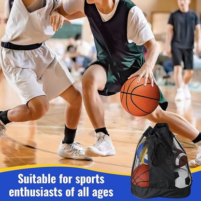 Jerify 4 Pcs Sport Balls Set Official Size Athletic Balls Include Soccer, Football, Basketball