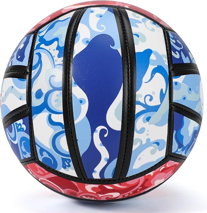 Beach/Water/Sand Volleyballs, Outdoor/Indoor Official Size, Soft Touch Volleyball for Beginners