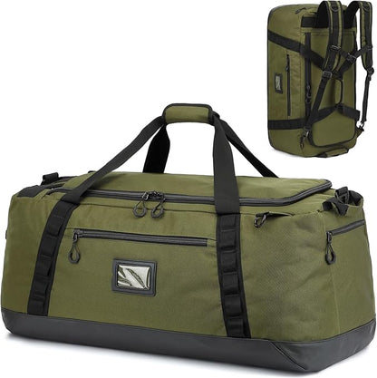 TUGUAN Extra Large Travel Duffle Bag Backpack for Men with Adjustable Dividers 120L Big Weekend