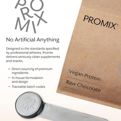 ProMix Nutrition Plant-Based Vegan Protein Powder, Raw Chocolate - Pea Protein & Vitamin B-12
