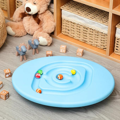 Maze Balance Board for Kids Plastic Wobble Rocker Balance Board with Mini Balls Load 170lb for