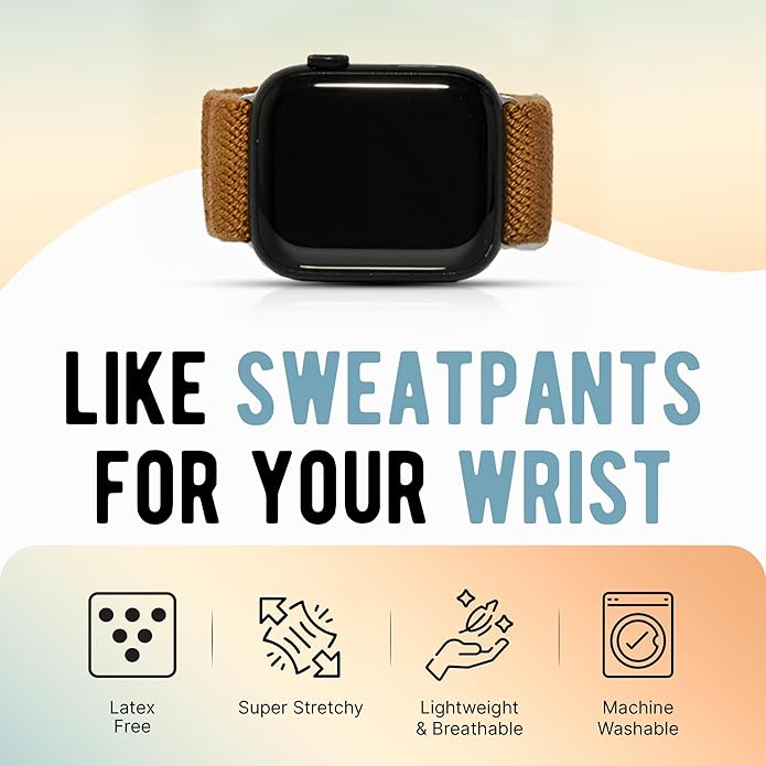 Braxley Bands - Organic Cotton Watch Bands For Women and Men, Compatible With All Apple Watch Sizes