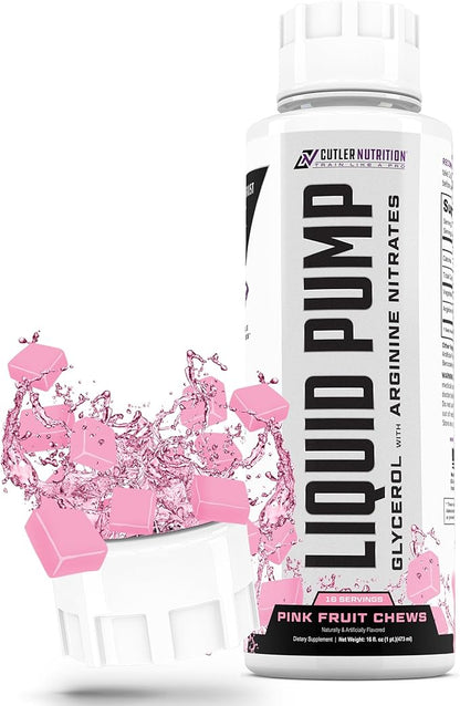 Liquid Pump - Glycerol and Arginine Nitrates for Optimized Pump pre-Workout Liquid Caffeine Free