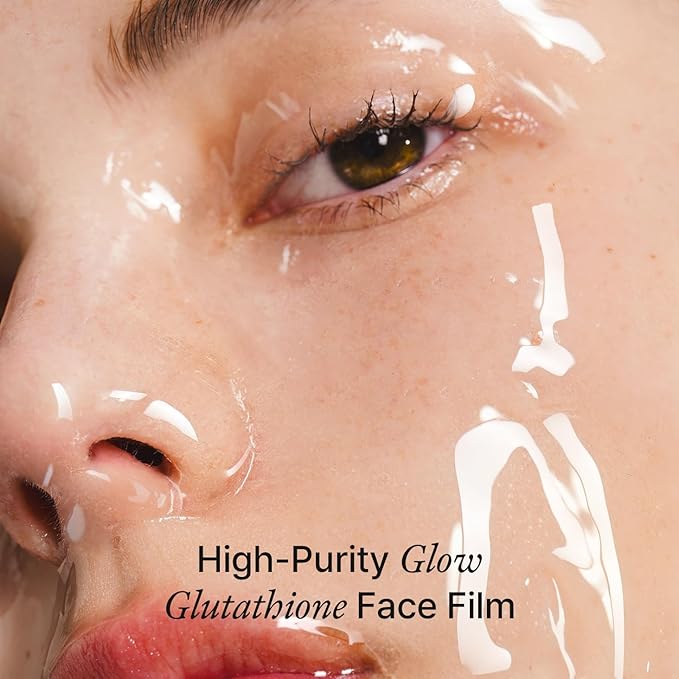 House of B Glow Glutathione 2-Step Face Film Set for Wrinkle Reduction & Skin Tone Enhancement