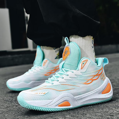High Top Womens Mens Basketball Shoes Breathable Non Slip Outdoor Sneakers Comfortable Fashion