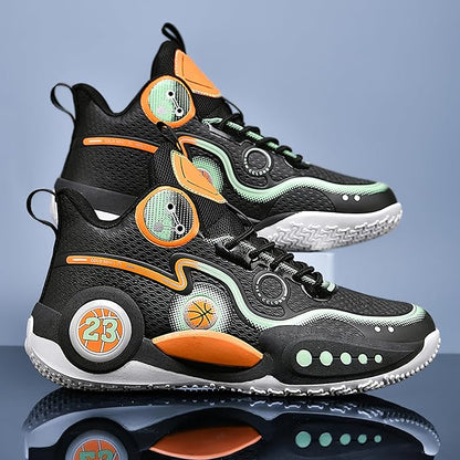 Boys Basketball Shoes Breathable Indoor Athletic Shoes Youth Outdoor Fashion Sneakers Comfortable