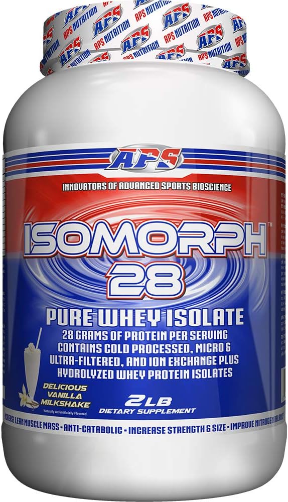 APS Nutrition IsoMorph 28 Protein Powder | Pure Whey Isolate | Cold Pressed, Ultra- Filtered, & Ion