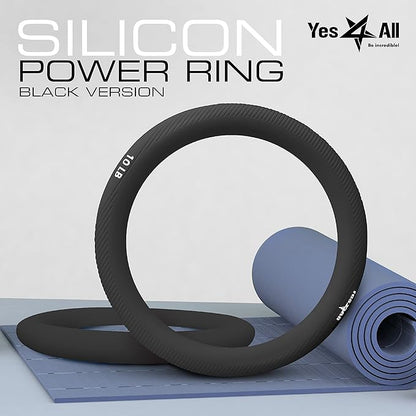 Yes4All Power Ring 10lbs, Weight Ring, Weighted Circle, Kettlebell for Yoga Exercise, Aerobics
