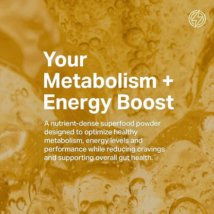 Proper, The Yellows Metabolism and Energy Boost, Sugar Free Energy Drink Powder with 100mg