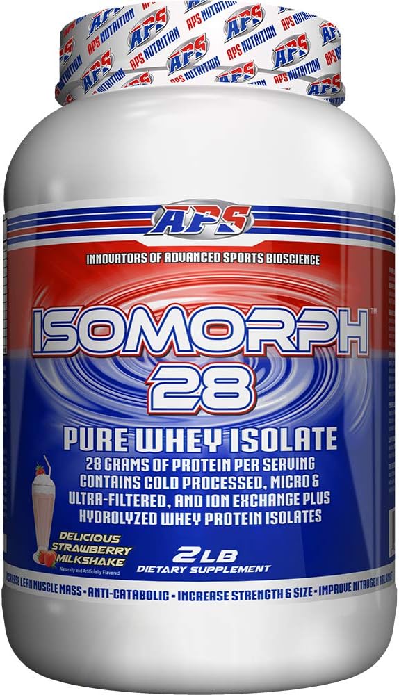 APS Nutrition IsoMorph 28 Protein Powder | Pure Whey Isolate | Cold Pressed, Ultra- Filtered, & Ion